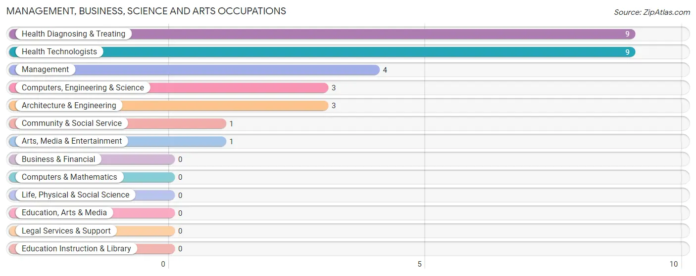 Management, Business, Science and Arts Occupations in Decker