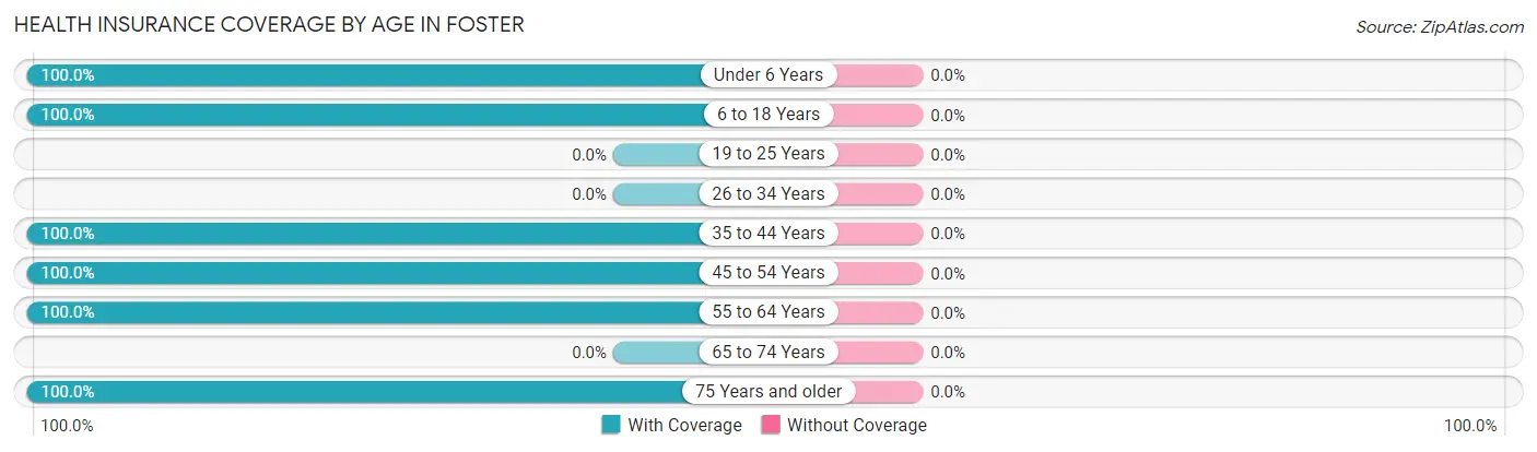 Health Insurance Coverage by Age in Foster