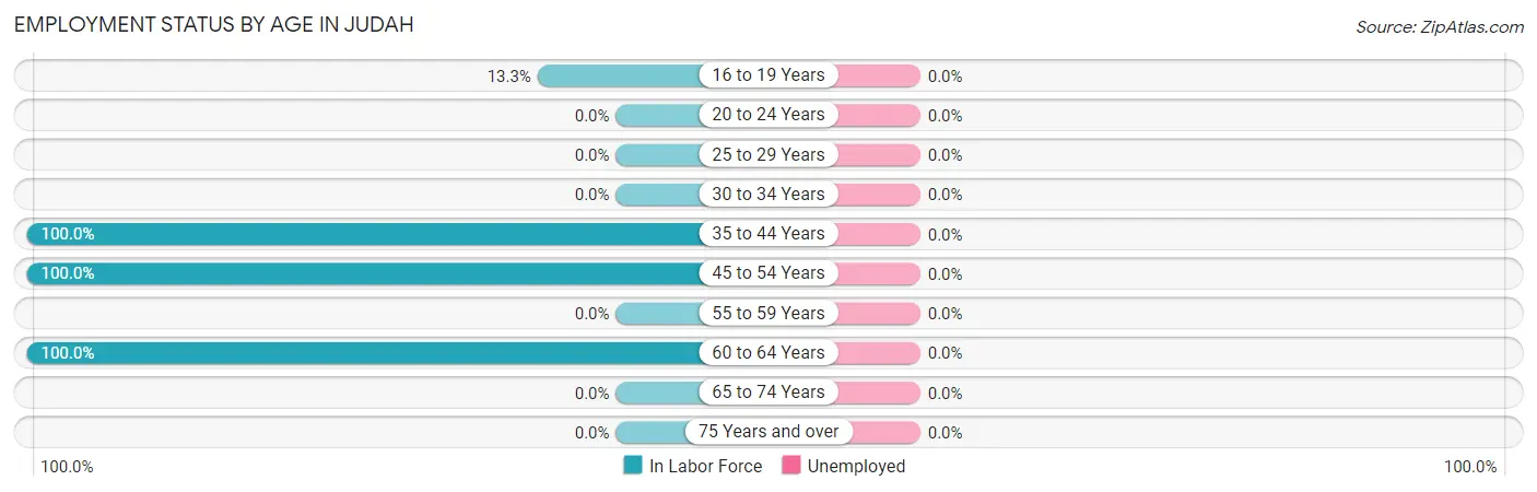 Employment Status by Age in Judah