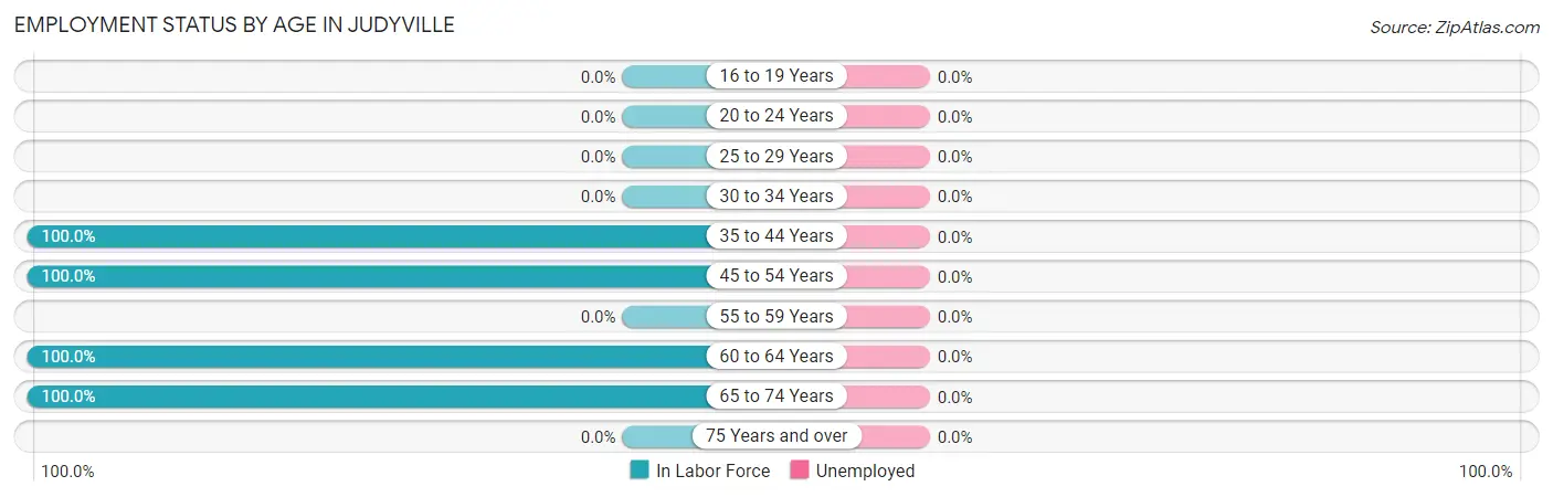 Employment Status by Age in Judyville