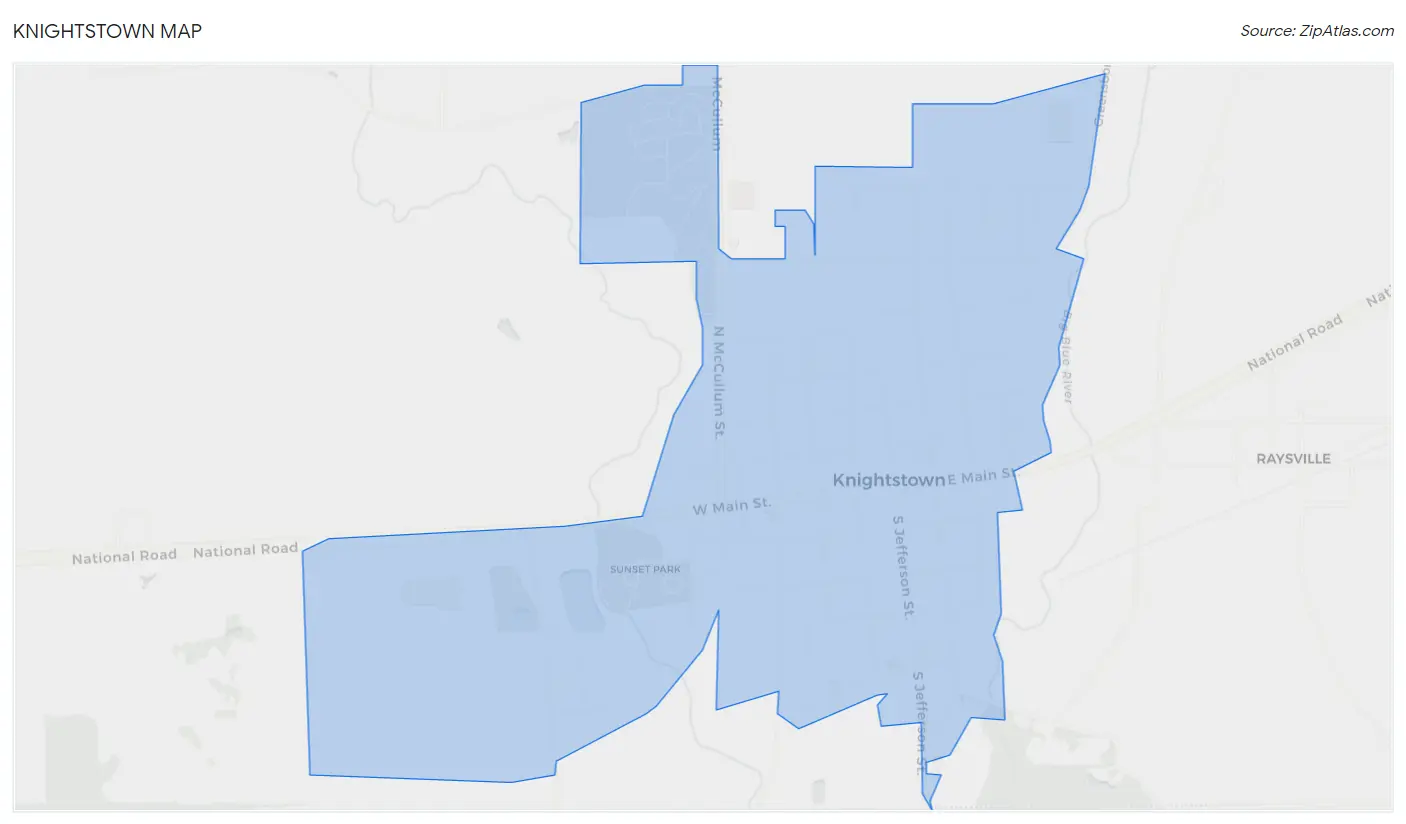 Knightstown Map