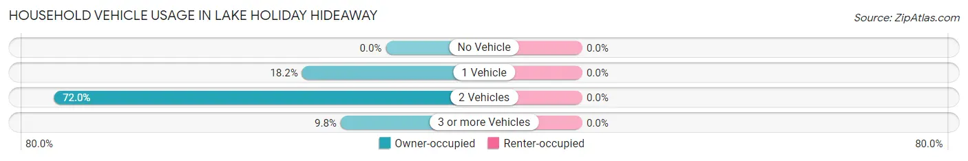 Household Vehicle Usage in Lake Holiday Hideaway