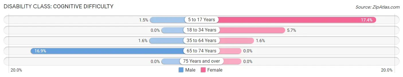 Disability in Mccordsville: <span>Cognitive Difficulty</span>