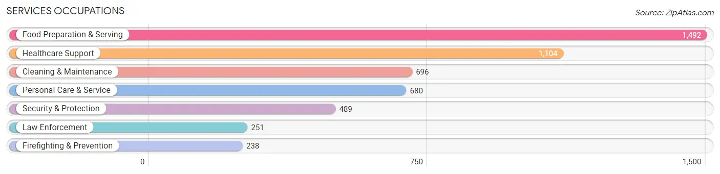 Services Occupations in Mishawaka