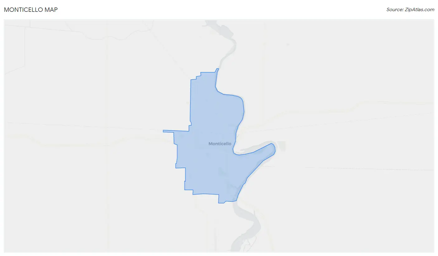 Monticello Map