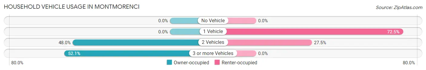 Household Vehicle Usage in Montmorenci