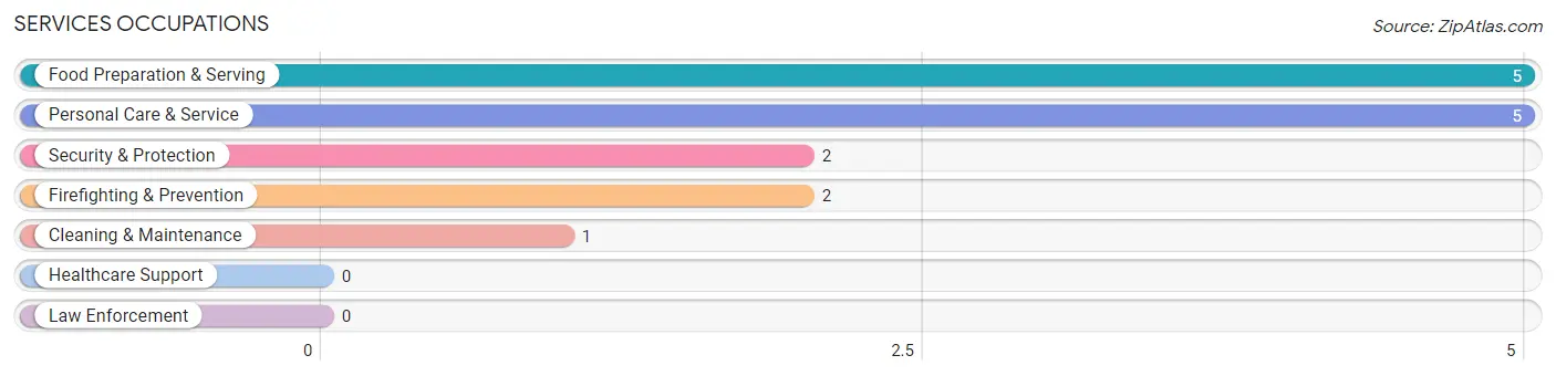 Services Occupations in Mount Etna