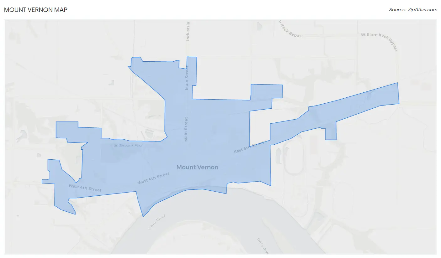 Mount Vernon Map