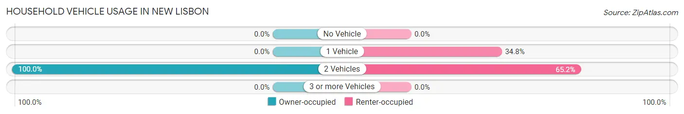Household Vehicle Usage in New Lisbon