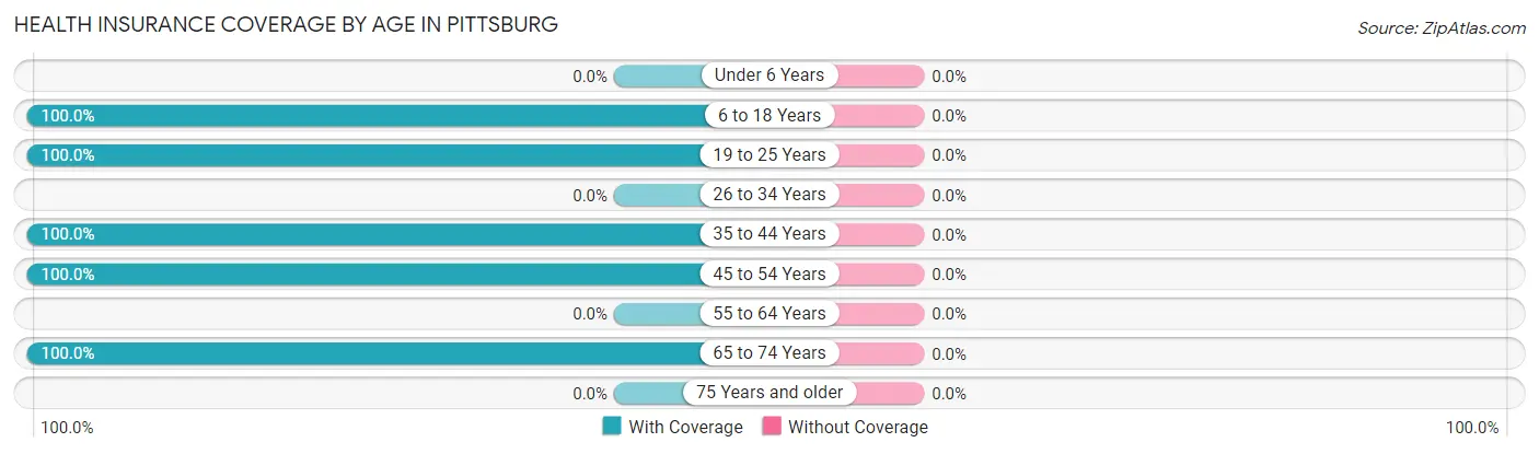 Health Insurance Coverage by Age in Pittsburg