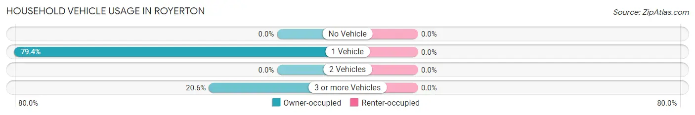 Household Vehicle Usage in Royerton