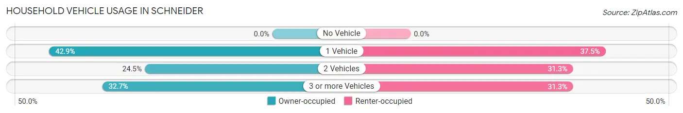 Household Vehicle Usage in Schneider