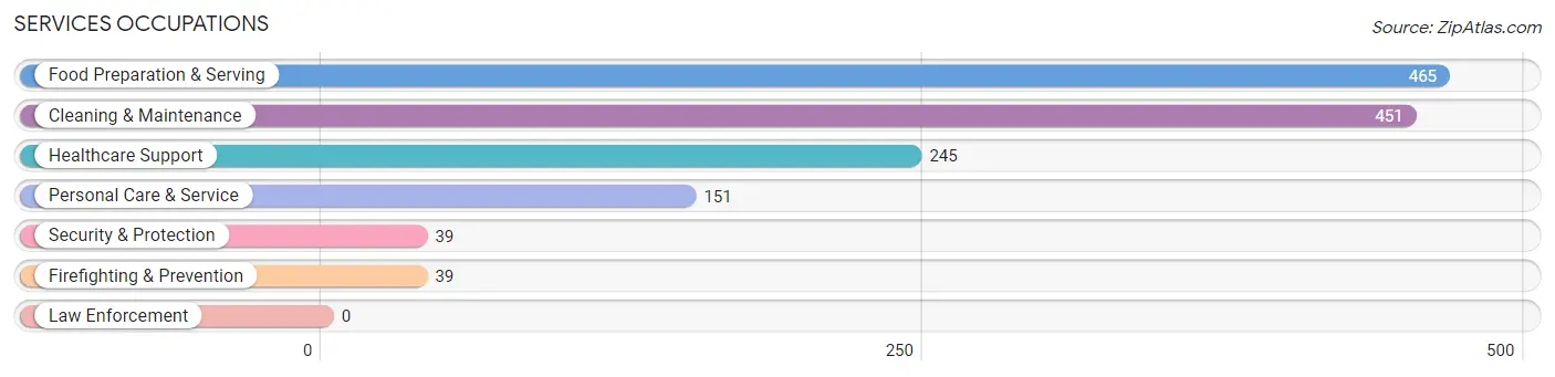 Services Occupations in Seymour