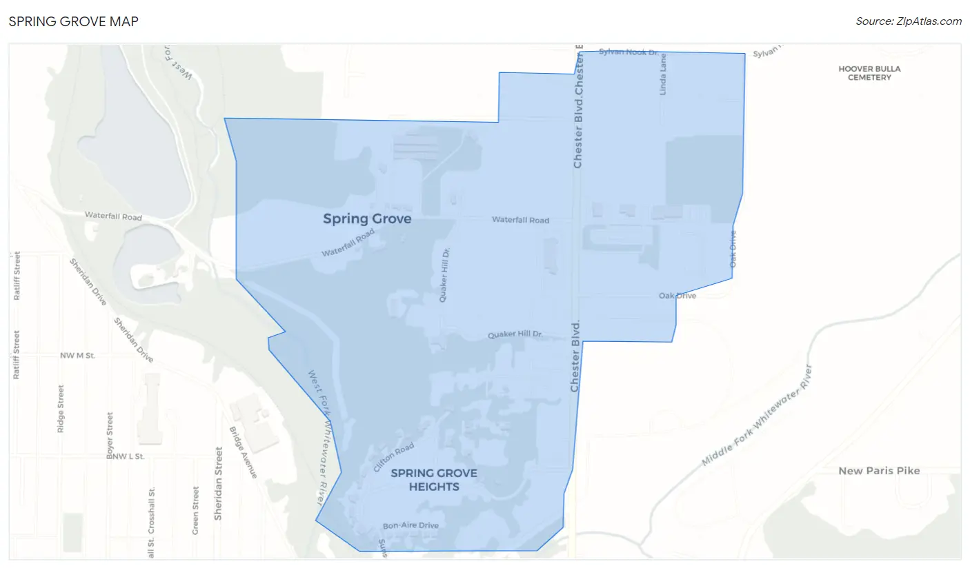 Spring Grove Map