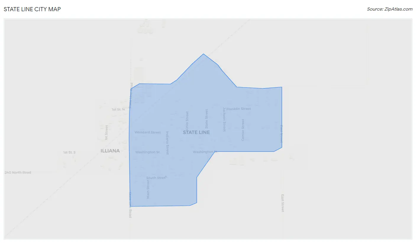 State Line City Map