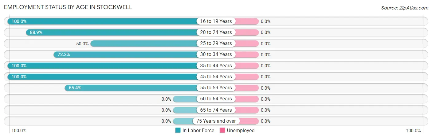 Employment Status by Age in Stockwell