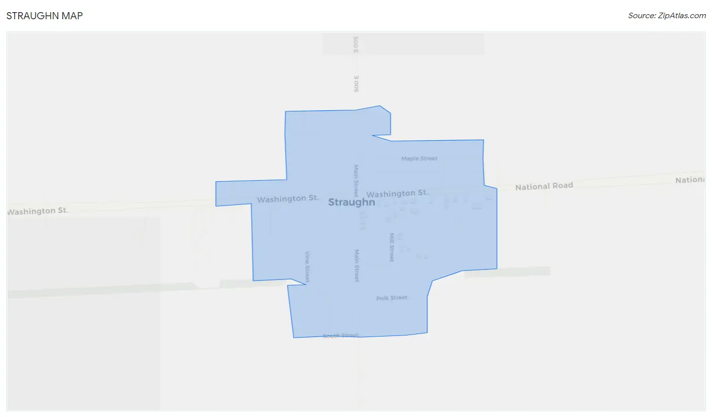 Straughn Map