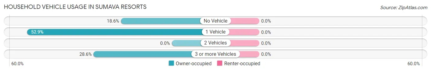 Household Vehicle Usage in Sumava Resorts