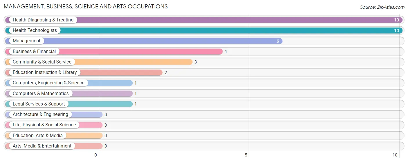 Management, Business, Science and Arts Occupations in Uniondale