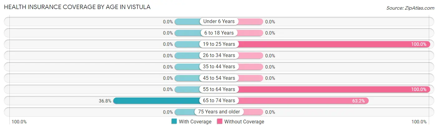 Health Insurance Coverage by Age in Vistula