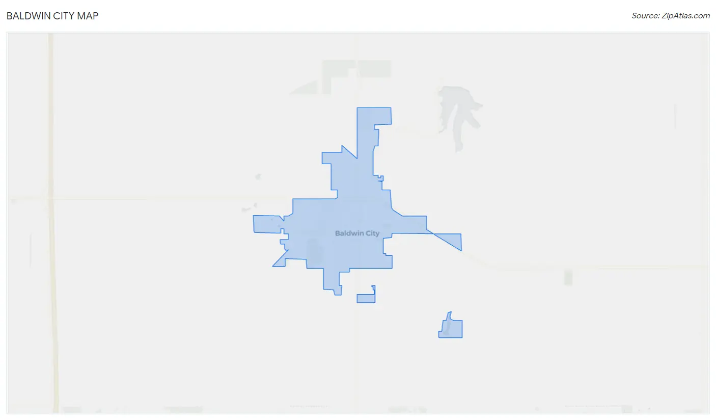 Baldwin City Map