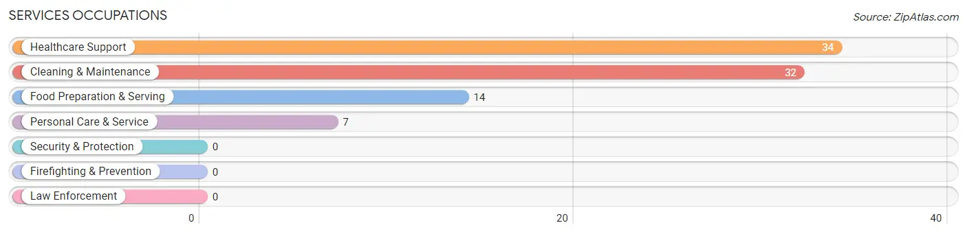 Services Occupations in Cherokee