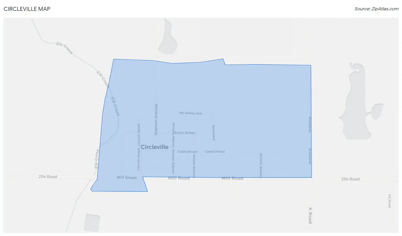 Circleville Map