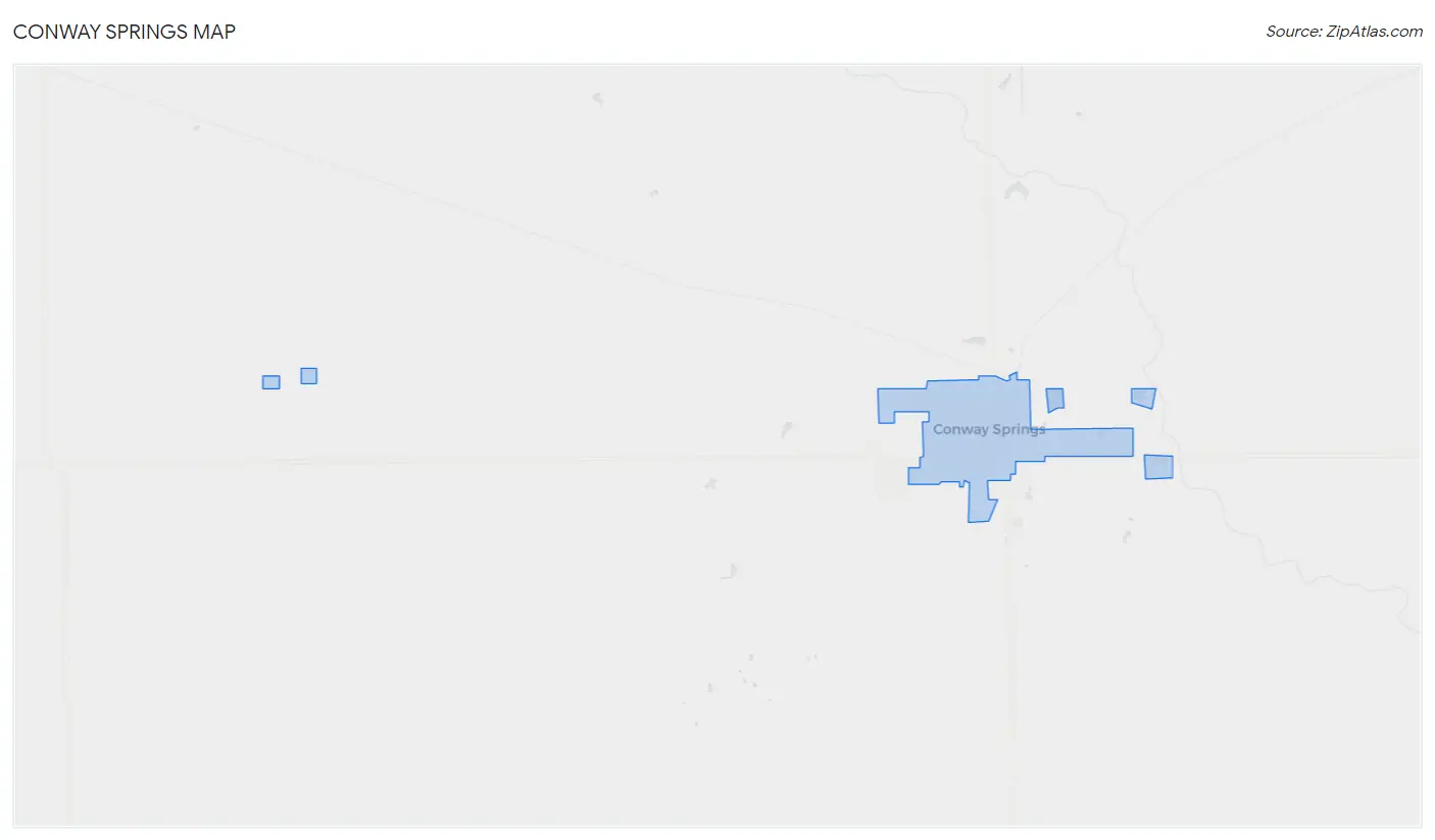 Conway Springs Map