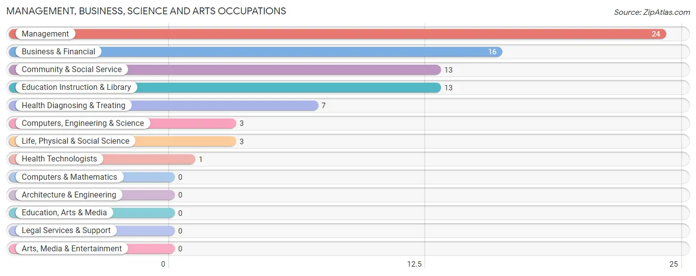 Management, Business, Science and Arts Occupations in Enterprise