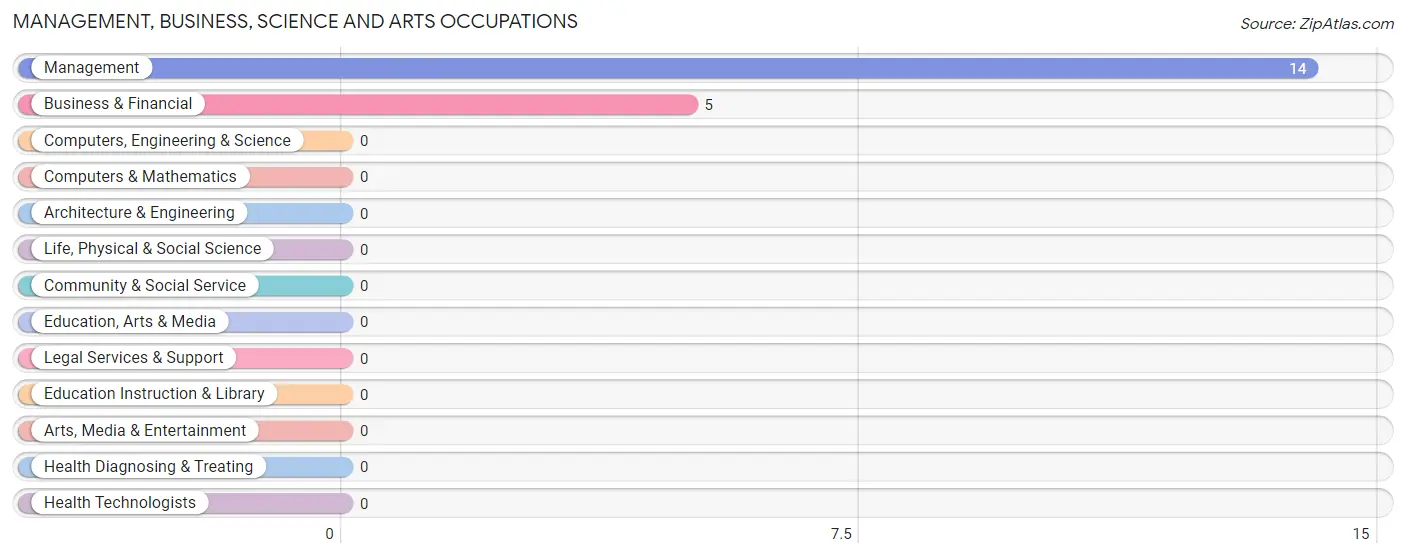 Management, Business, Science and Arts Occupations in Home