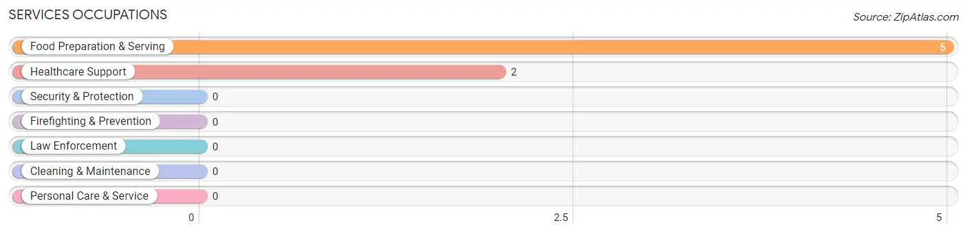 Services Occupations in Isabel