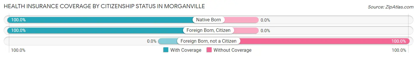 Health Insurance Coverage by Citizenship Status in Morganville