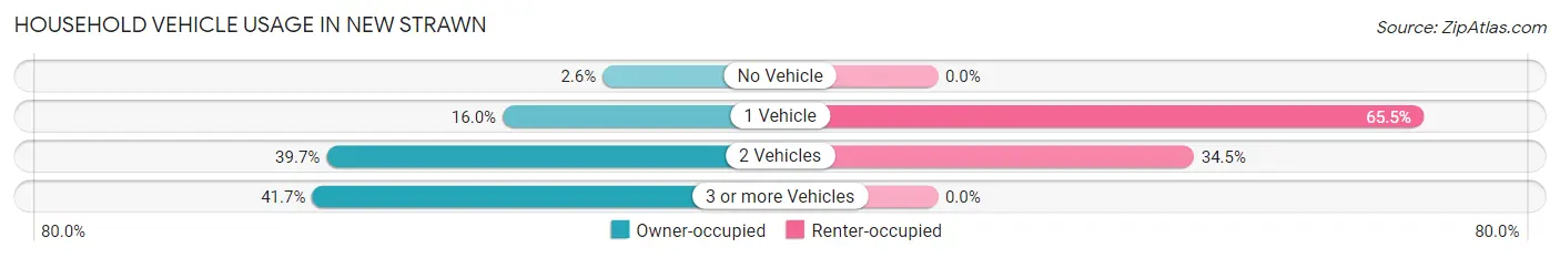 Household Vehicle Usage in New Strawn