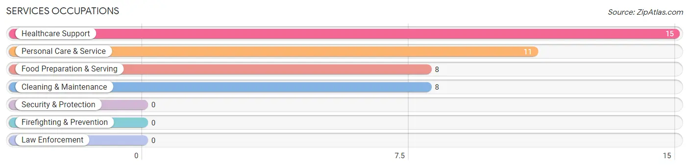 Services Occupations in Troy