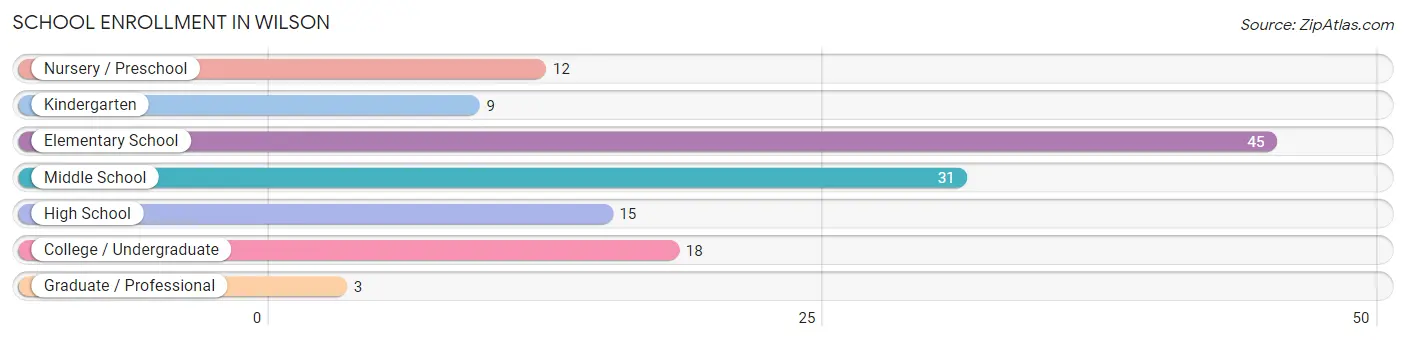 School Enrollment in Wilson