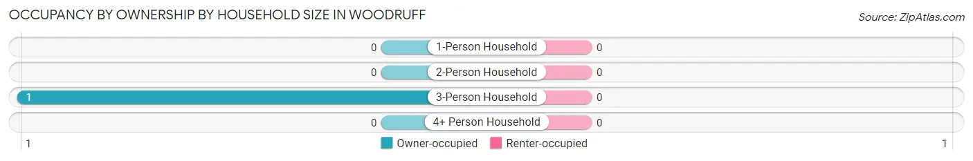 Occupancy by Ownership by Household Size in Woodruff