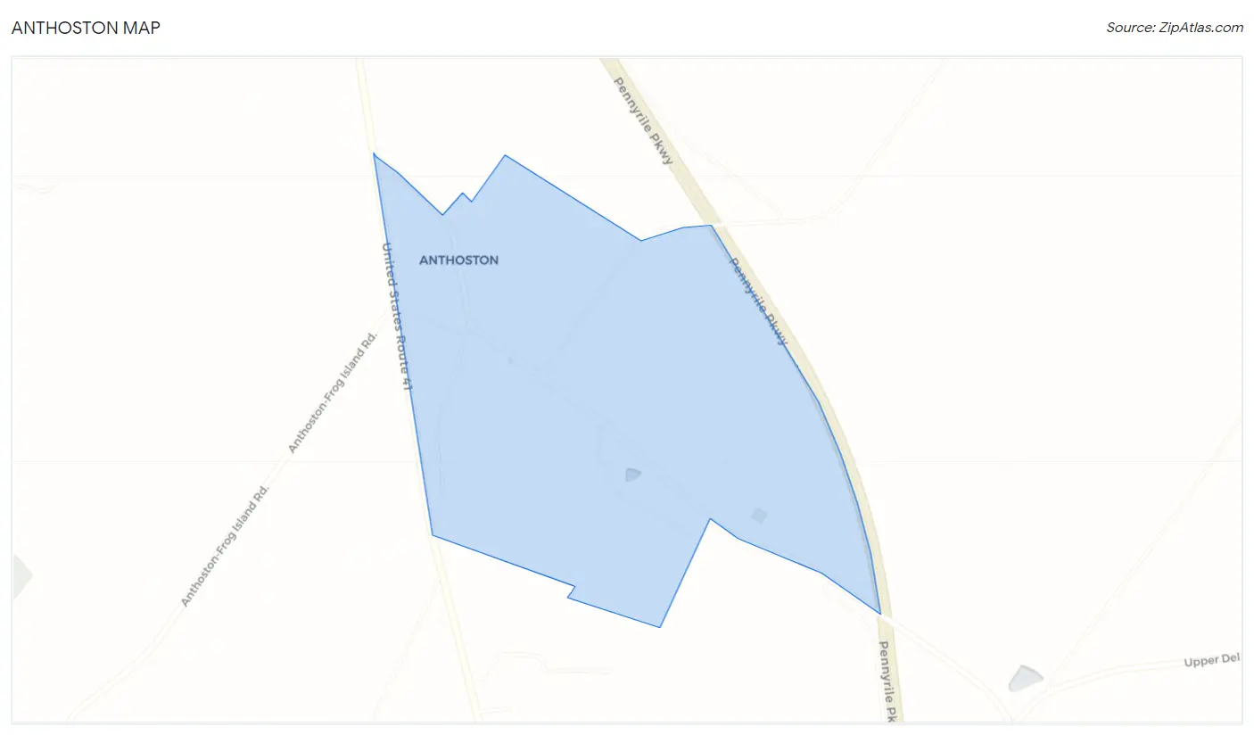 Anthoston Map