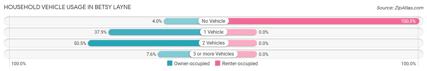 Household Vehicle Usage in Betsy Layne