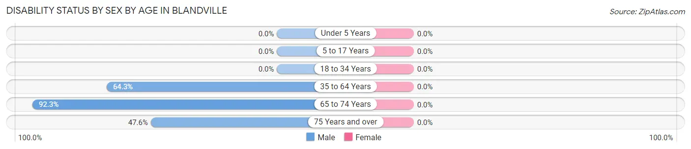 Disability Status by Sex by Age in Blandville