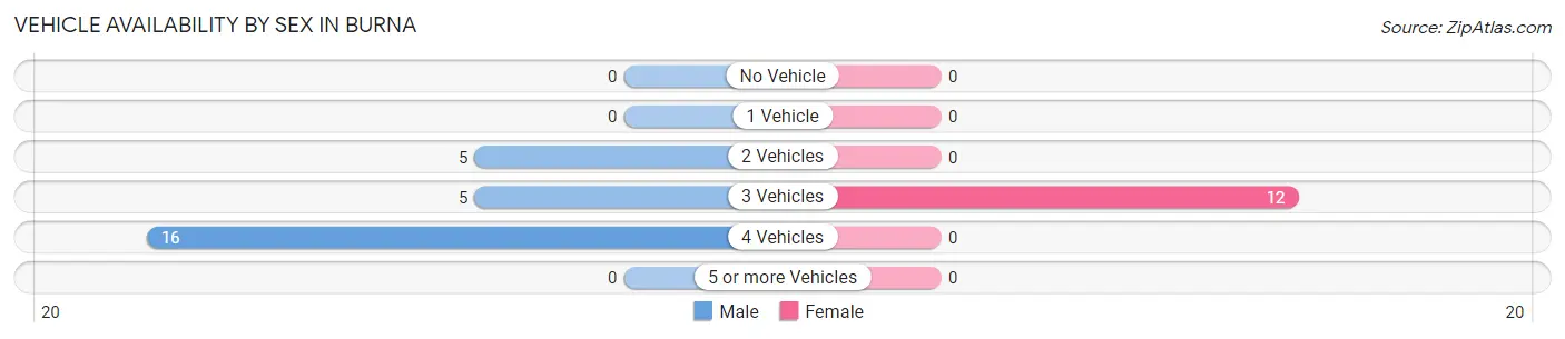 Vehicle Availability by Sex in Burna