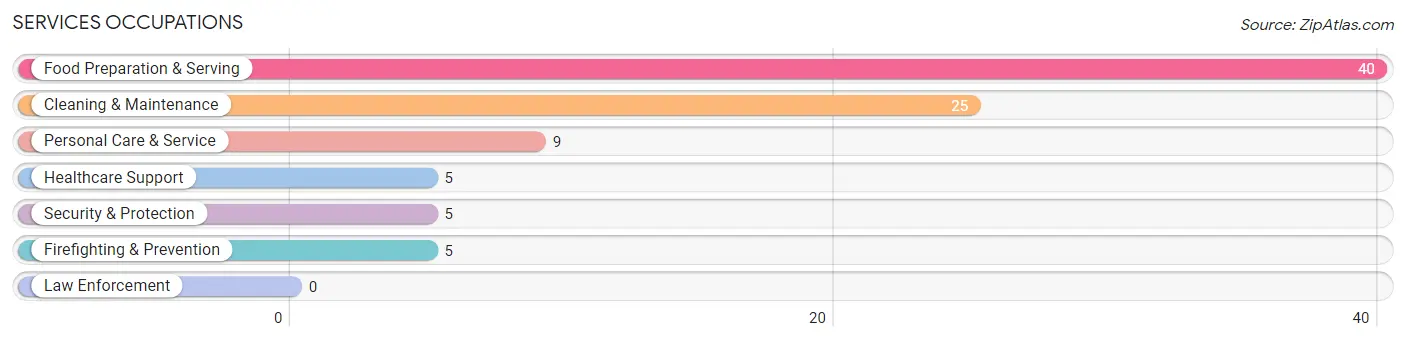 Services Occupations in Cloverport