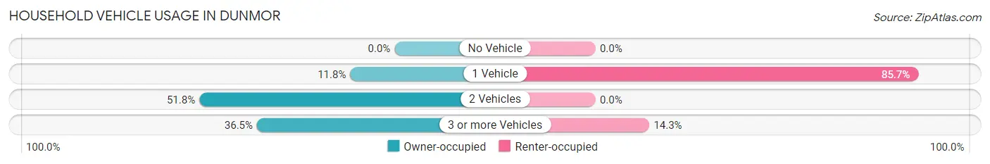 Household Vehicle Usage in Dunmor