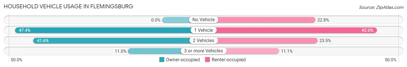 Household Vehicle Usage in Flemingsburg