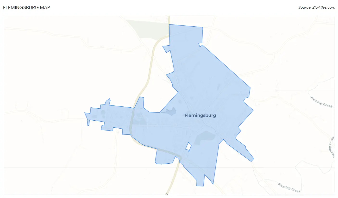 Flemingsburg Map
