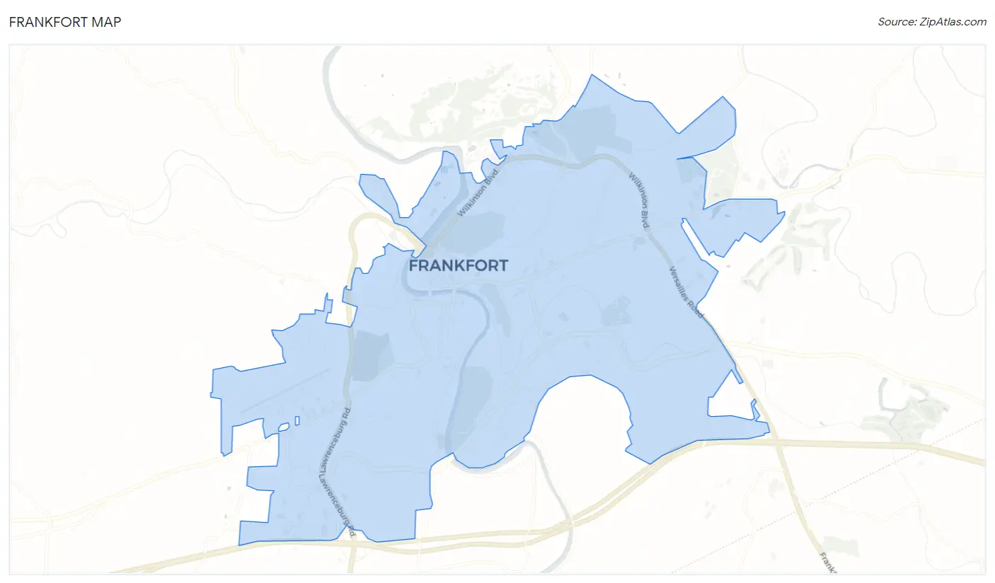 Frankfort Map