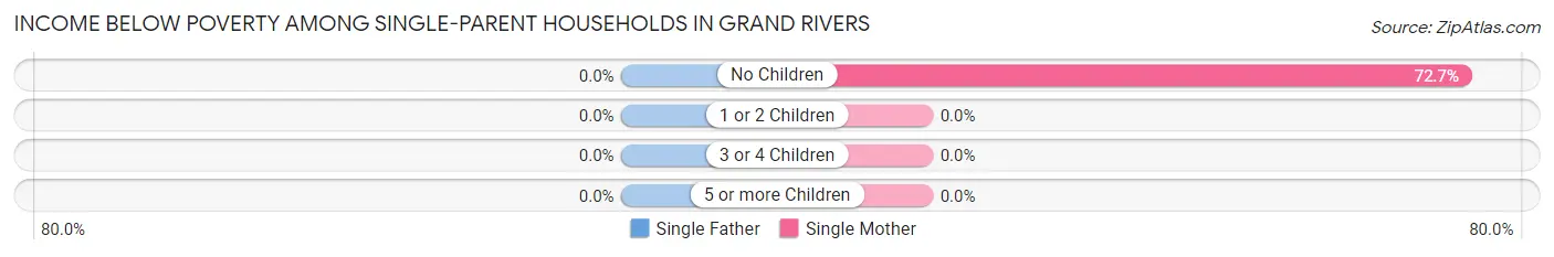Income Below Poverty Among Single-Parent Households in Grand Rivers