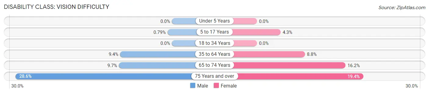 Disability in London: <span>Vision Difficulty</span>