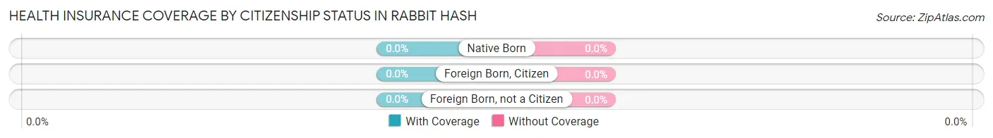 Health Insurance Coverage by Citizenship Status in Rabbit Hash