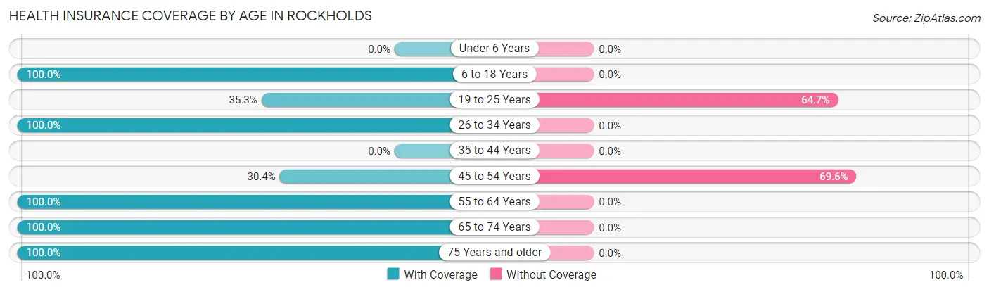 Health Insurance Coverage by Age in Rockholds