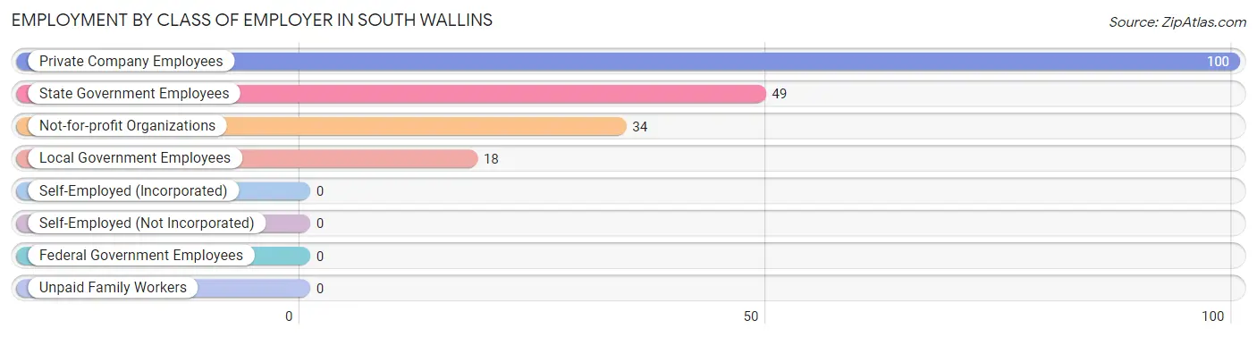 Employment by Class of Employer in South Wallins